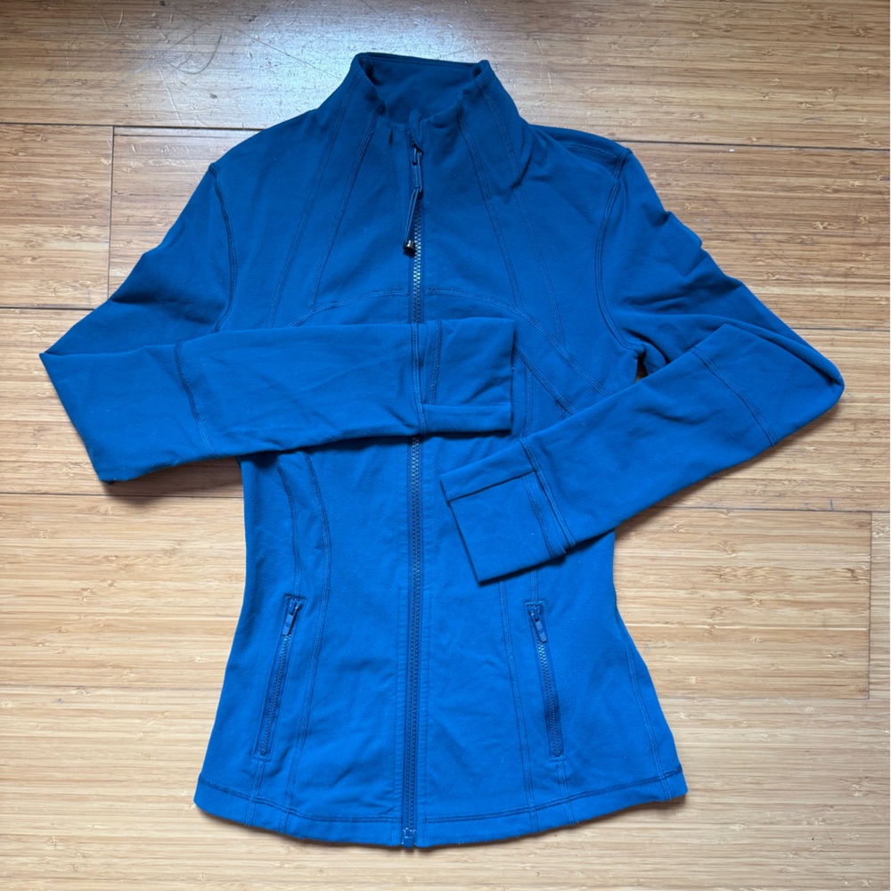 Blue Zip-Up Jacket